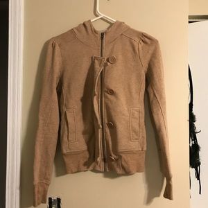 Tan Zip Jacket Size XS